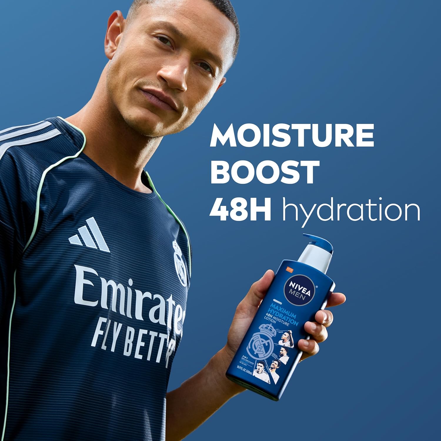 NIVEA MEN Real Madrid Limited Edition Design Maximum Hydration 48-Hour