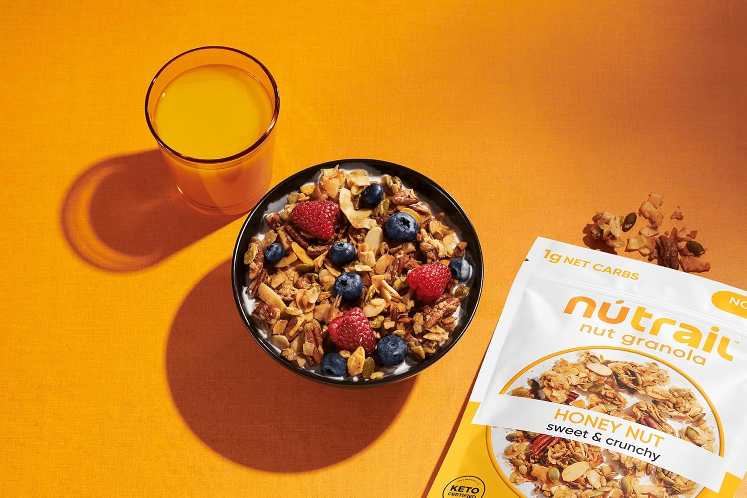 NuTrail Nut Granola Cereal, Variety Pack, No Sugar Added, Keto, Low Carb