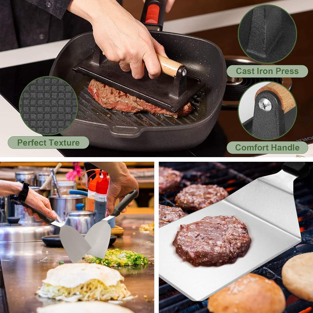 35PCS Griddle Accessories Kit, Flat Top Grill Accessories Set for Blackstone