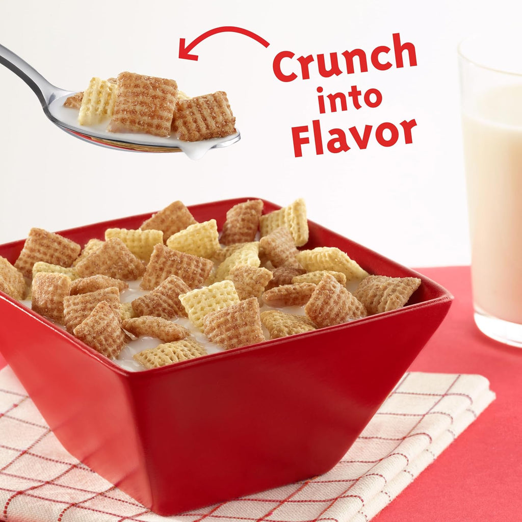 Cinnamon Chex Cereal, Gluten Free Breakfast Cereal, Made with Whole Grain