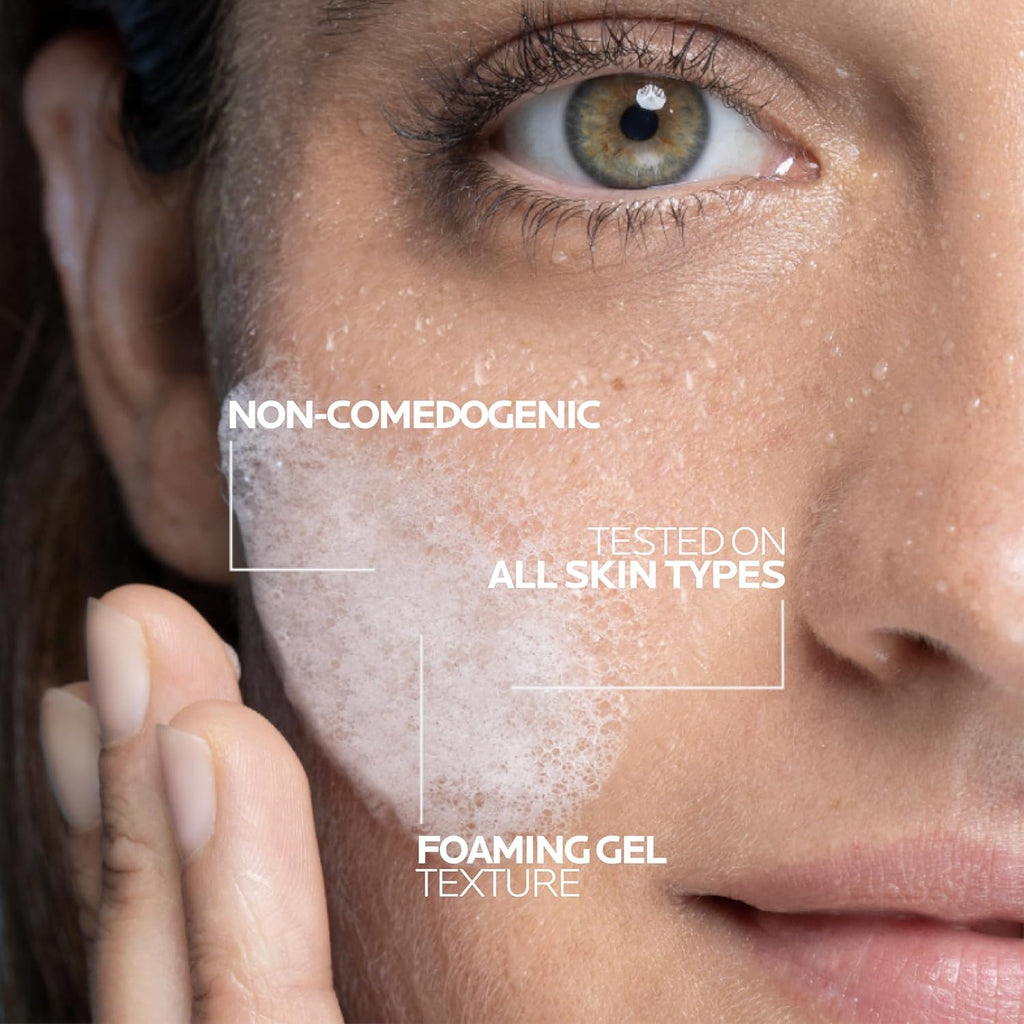 La Roche-Posay Vitamin C Brightening Face Wash, Gentle Foaming Facial