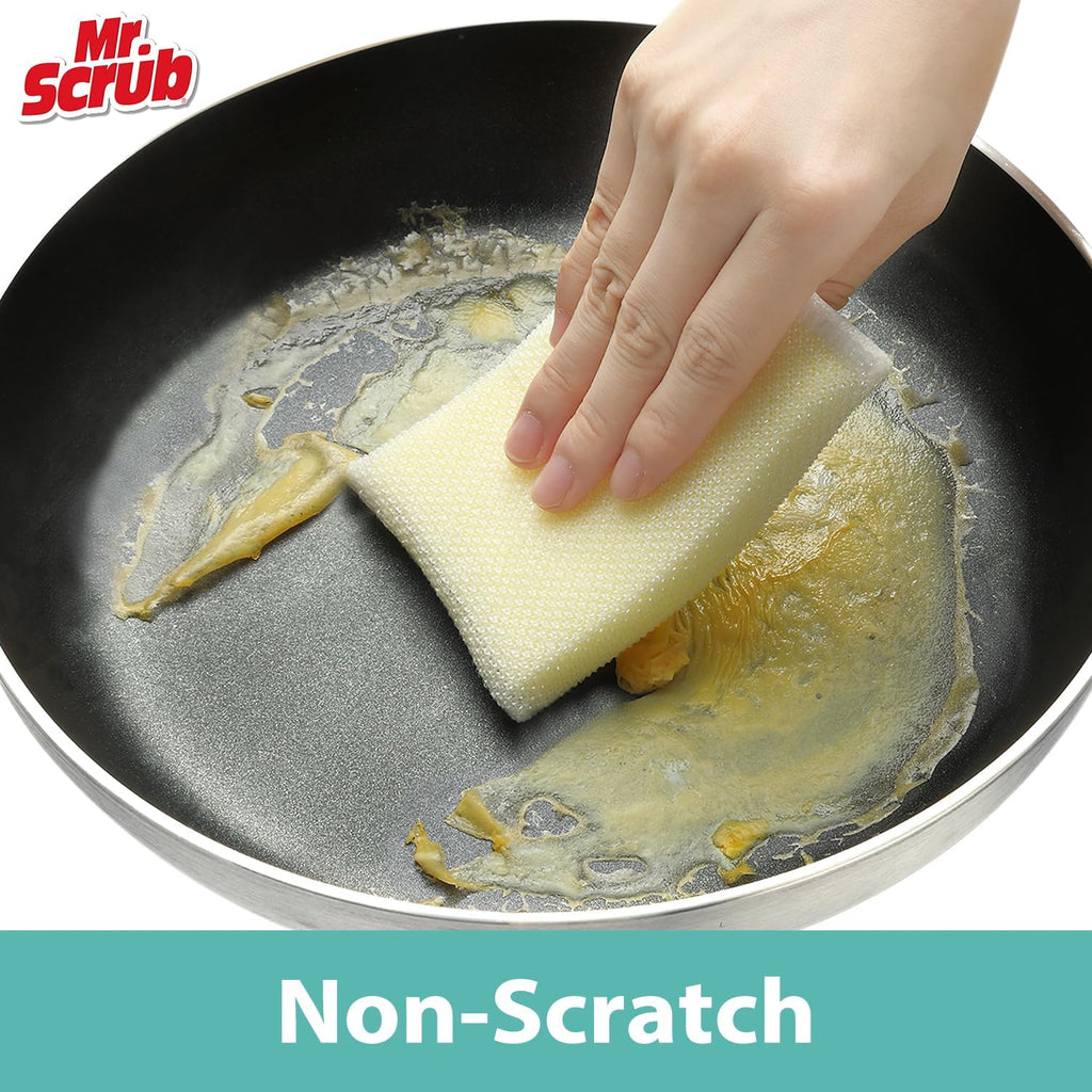 Mr. Scrub All-Purpose Sponges, Non Scratch, for Washing and Cleaning Dishes