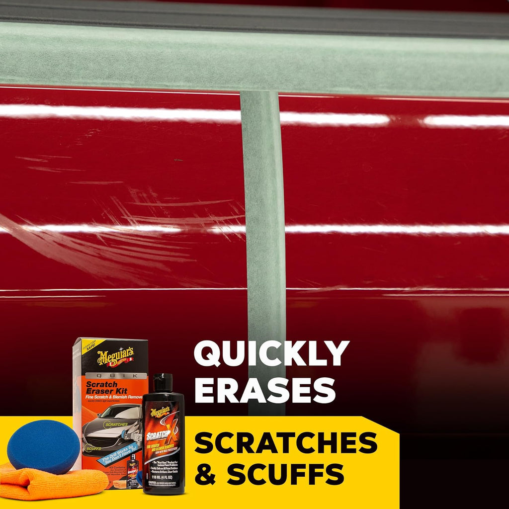 Meguiar's Quik Eraser Kit, Car Scratch Remover for Repairing Surface