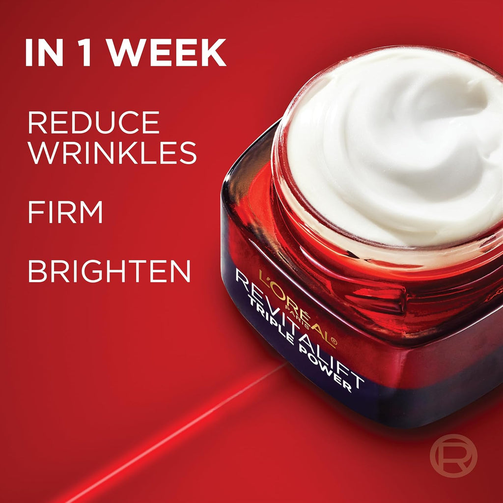 L'Oreal Paris Revitalift Triple Power Anti-Aging Face Moisturizer, Pro