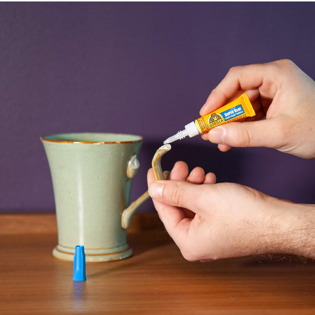 Gorilla Super Glue, Fast‰ÛÔSetting, Impact‰ÛÔTough All‰ÛÔPurpose Adhesive