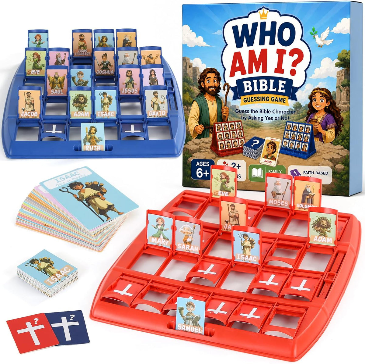 AIAKO Guess Bible Who Am I Game for Kids