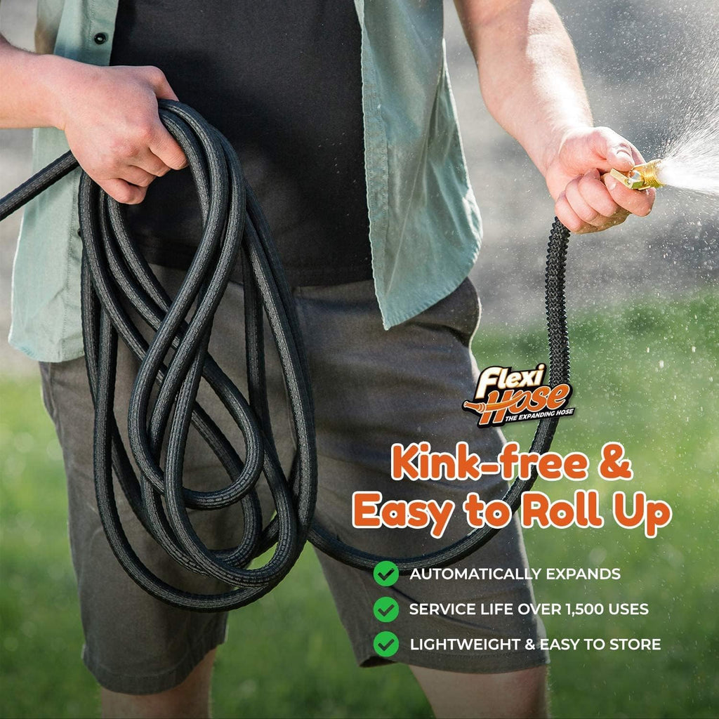 Flexi Hose Lightweight Expandable Garden Hose, 50FT - Retractable Garden
