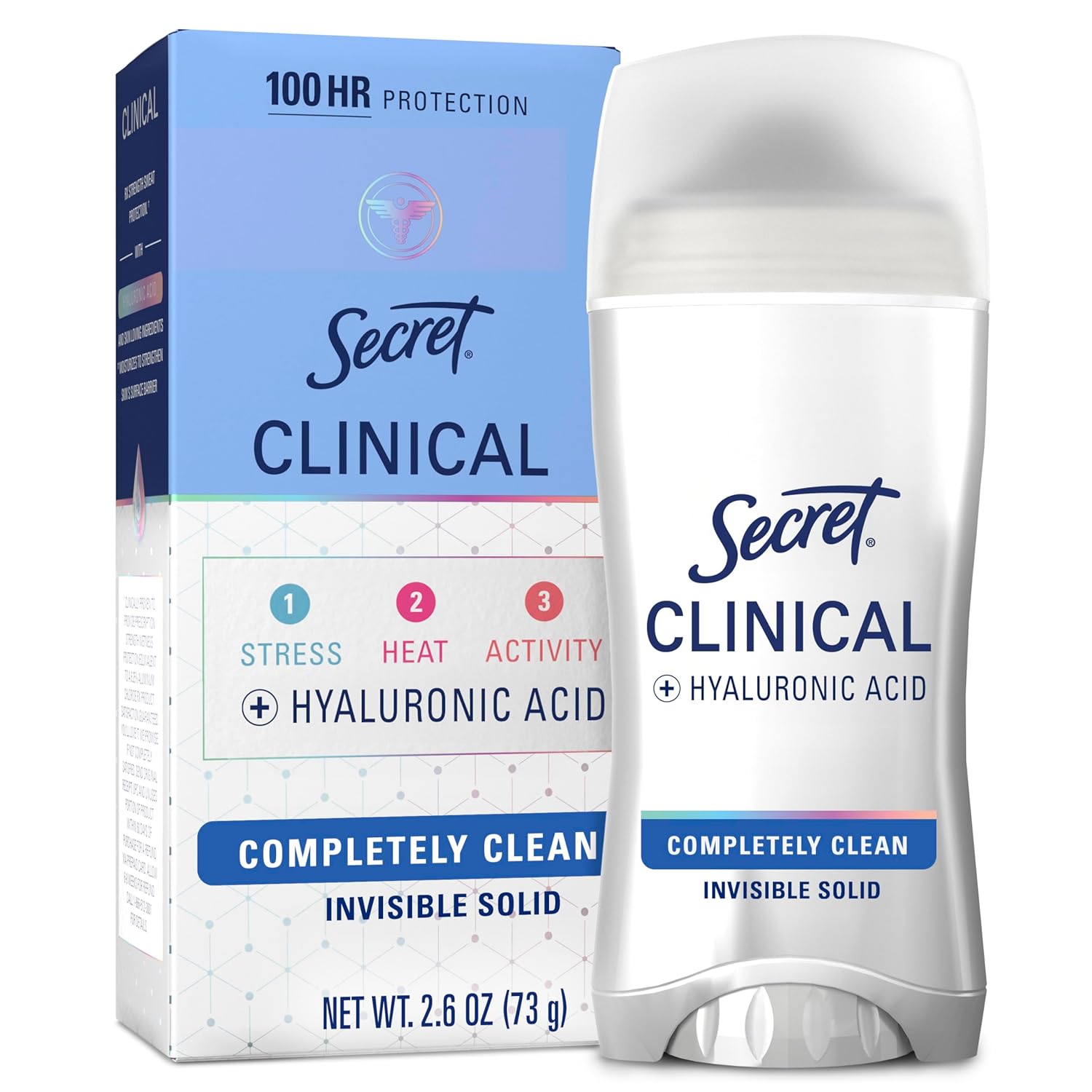 Secret Clinical Strength Antiperspirant Deodorant for Women, 100hr Sweat &