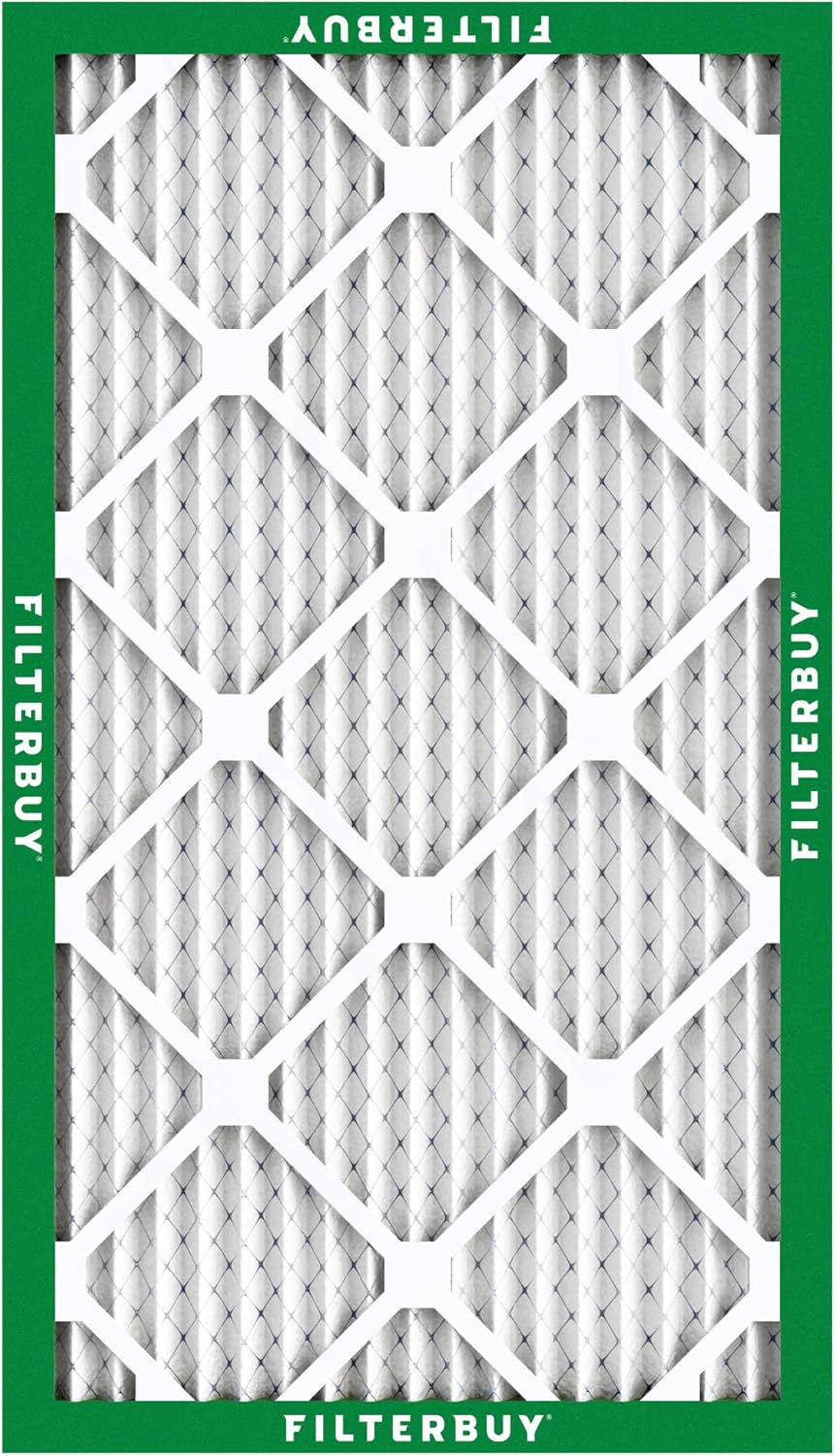 Filterbuy 16x25x1 Air Filter MERV 8 Essential Dust & Allergy Defense