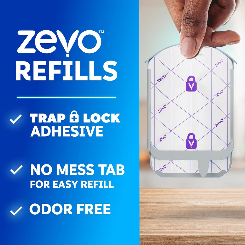 Zevo Flying Insect Trap Official Refill Cartridges - Fits Both Zevo Trap &
