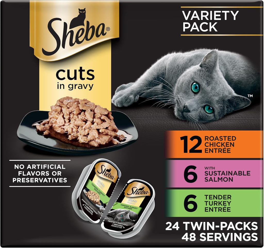 Sheba Perfect Portions Wet Cat Food Cuts in Gravy, Cat Food Wet Recipe