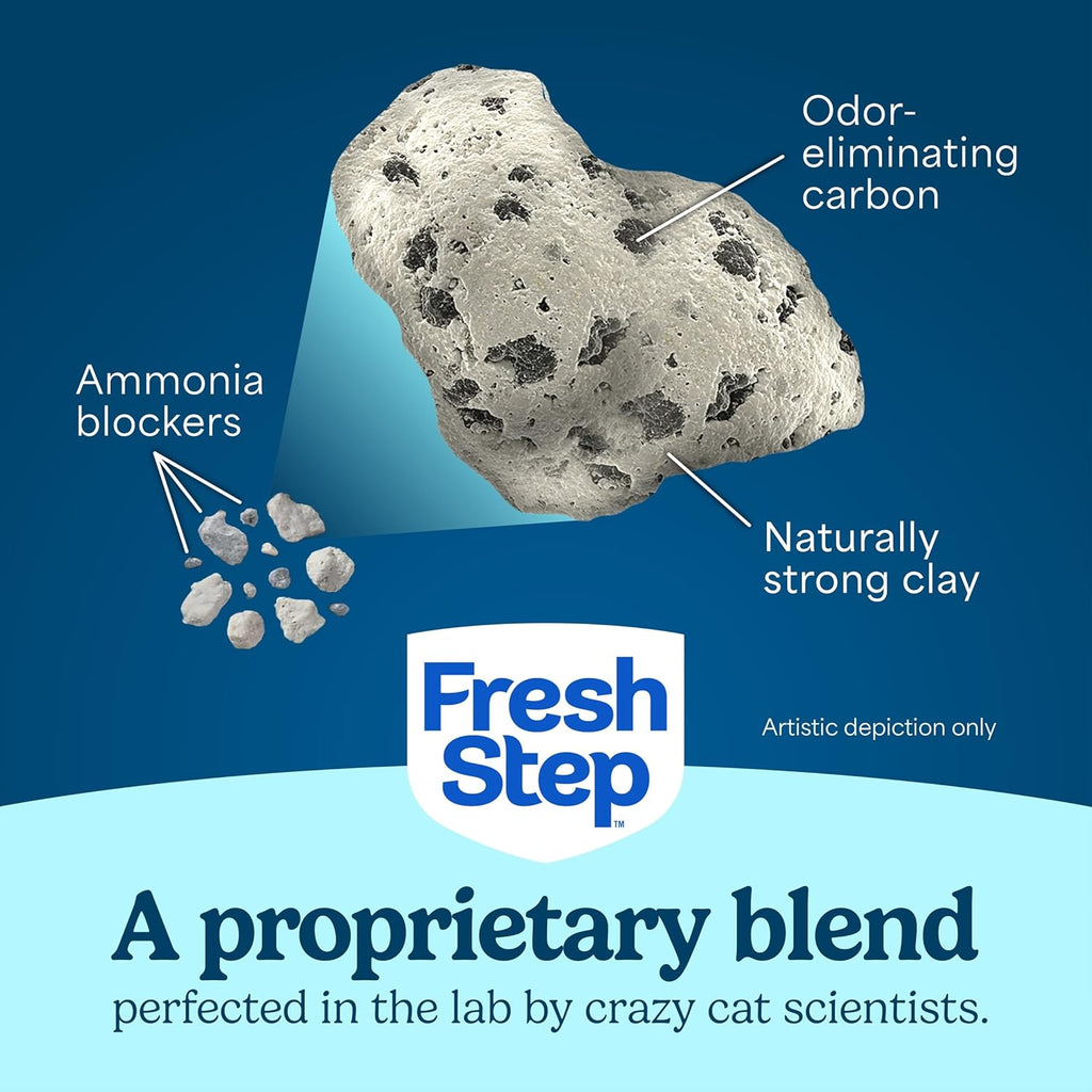 Fresh Step Heavy Duty Odor Block Advanced Multi Cat Clumping Litter with
