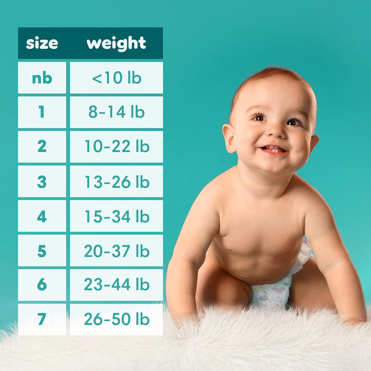 Pampers Diapers - Baby Dry - Size 1, 120 Count, Absorbent Disposable Infant