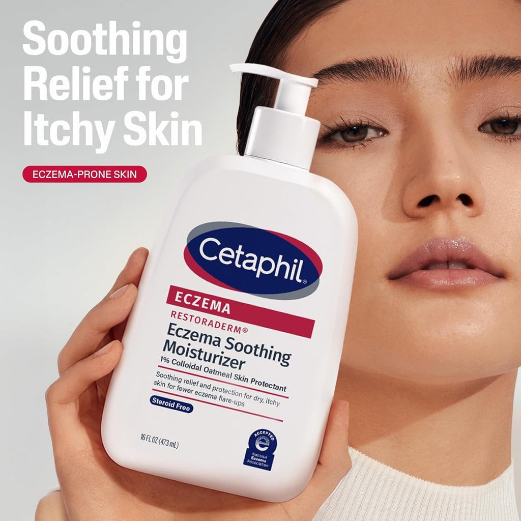 CETAPHIL ECZEMA RESTORADERM Soothing Moisturizer, For Eczema Prone Skin, 16