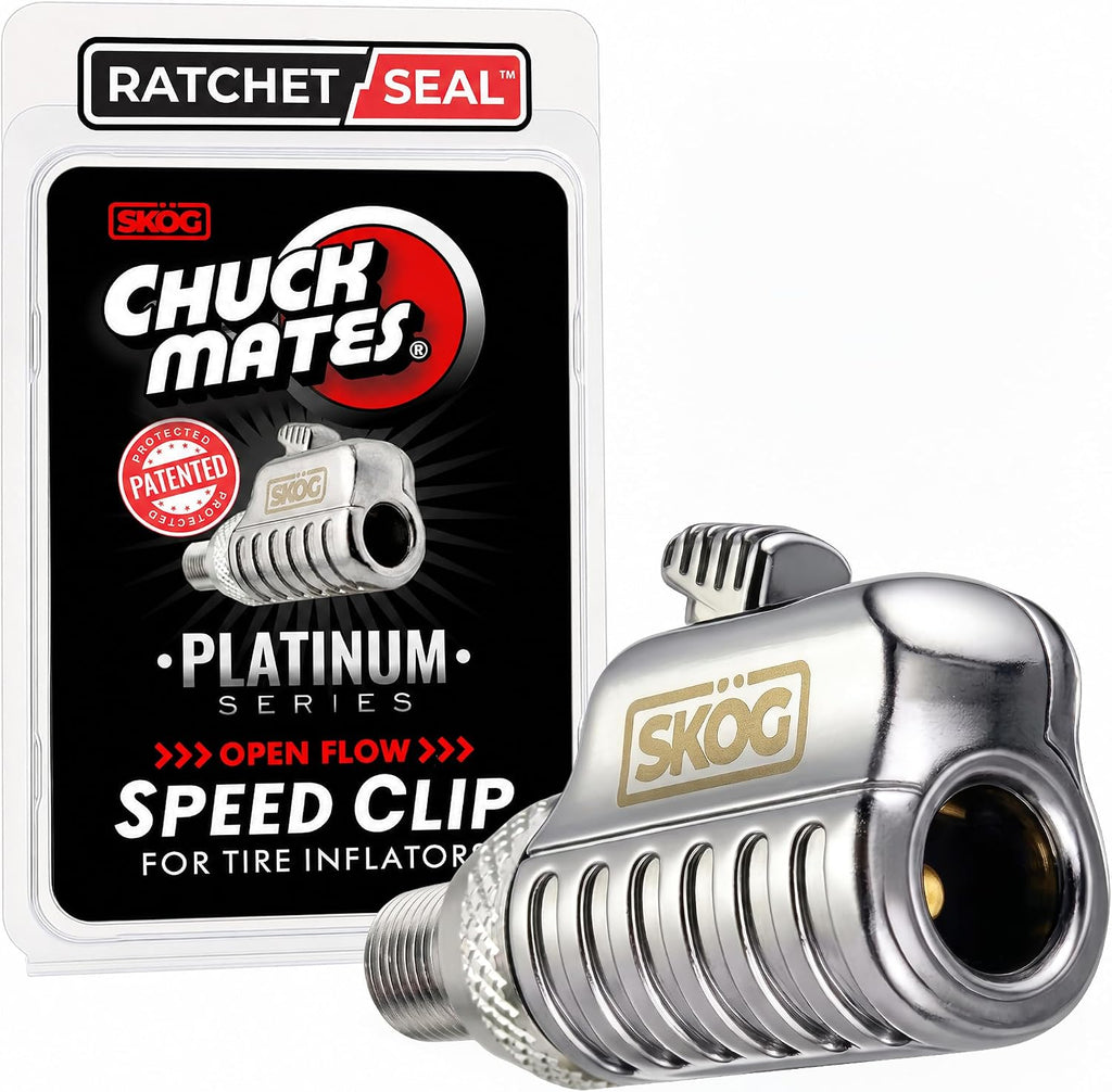 Chuck Mates Locking Tire Air Chuck Quick-Connect, Open-Flow