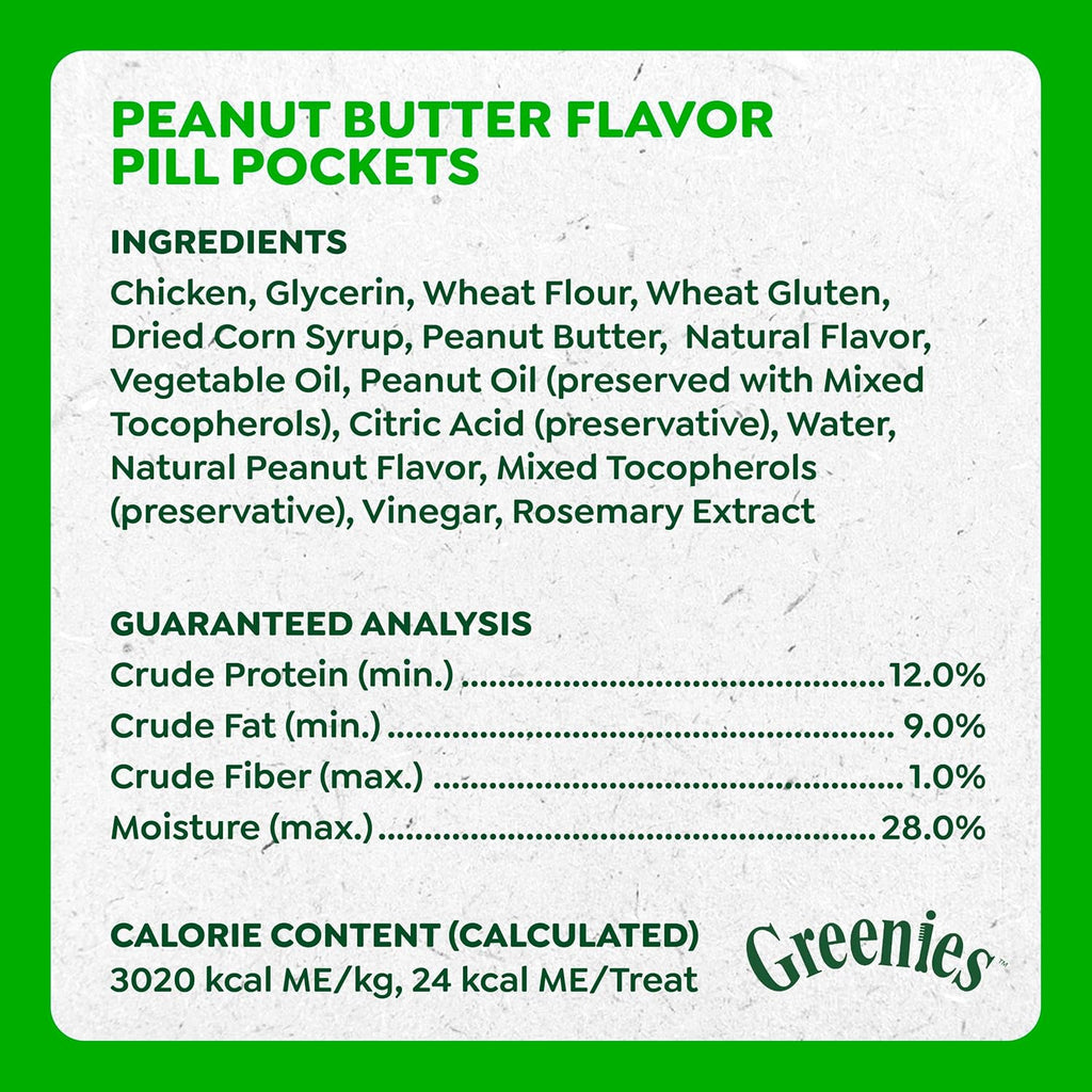 Greenies Pill Pockets for Dogs Large Size, Dog Treat Pouch for Capsule