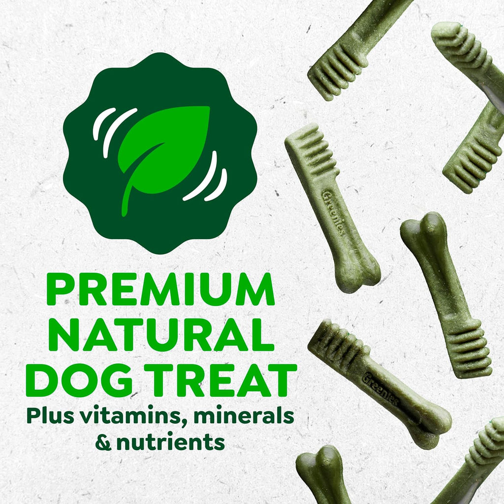 Greenies Veterinarian-Recommended Adult Natural Dental Dog Treats Petite