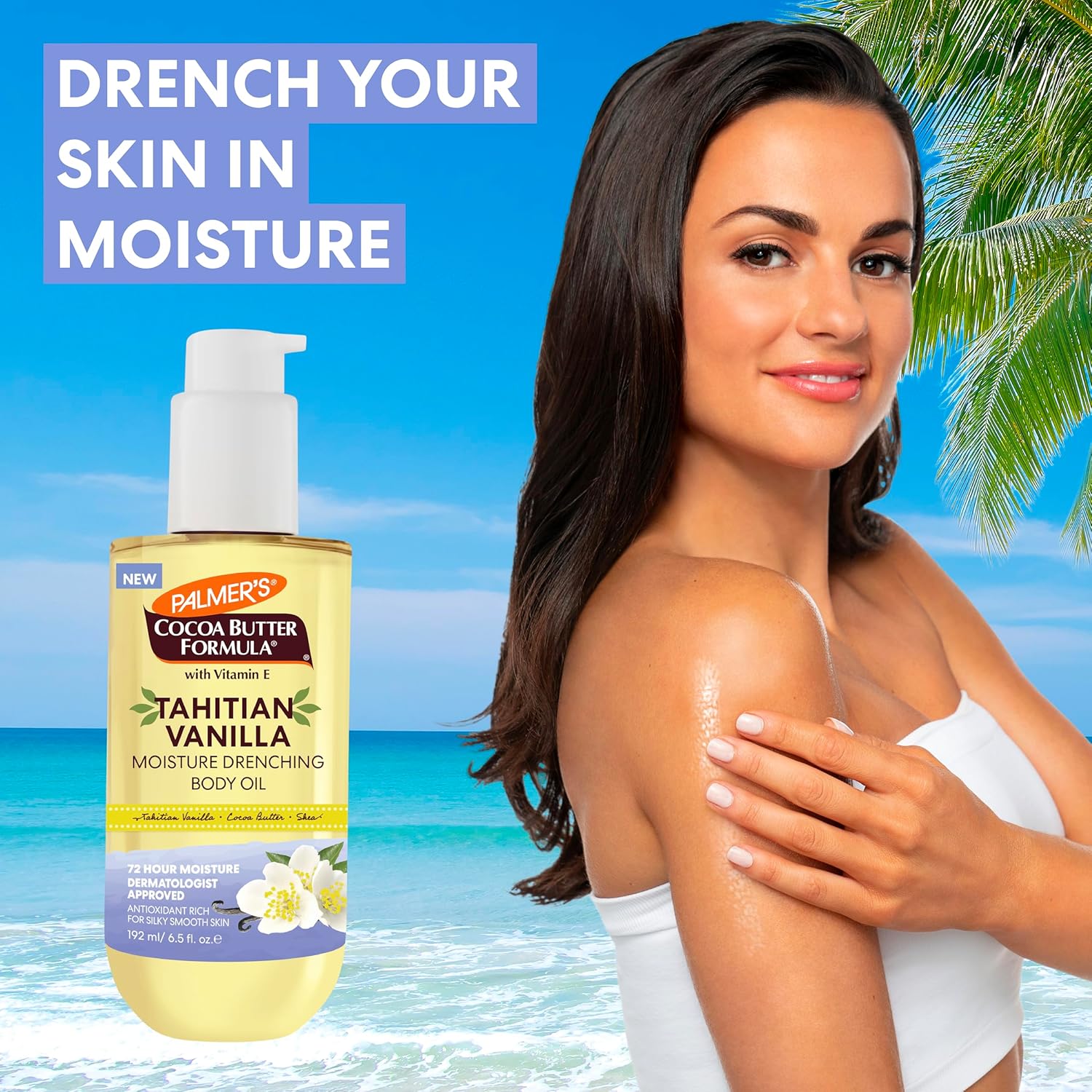 Palmer's Cocoa Butter Formula Body Oil, Moisture Drenching Tahitian Vanilla