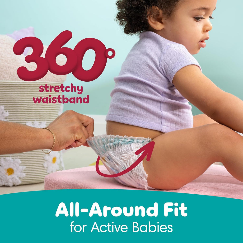 Pampers Diapers - Cruisers 360 - Size 5, 128 Count, Babyproof up to 100%