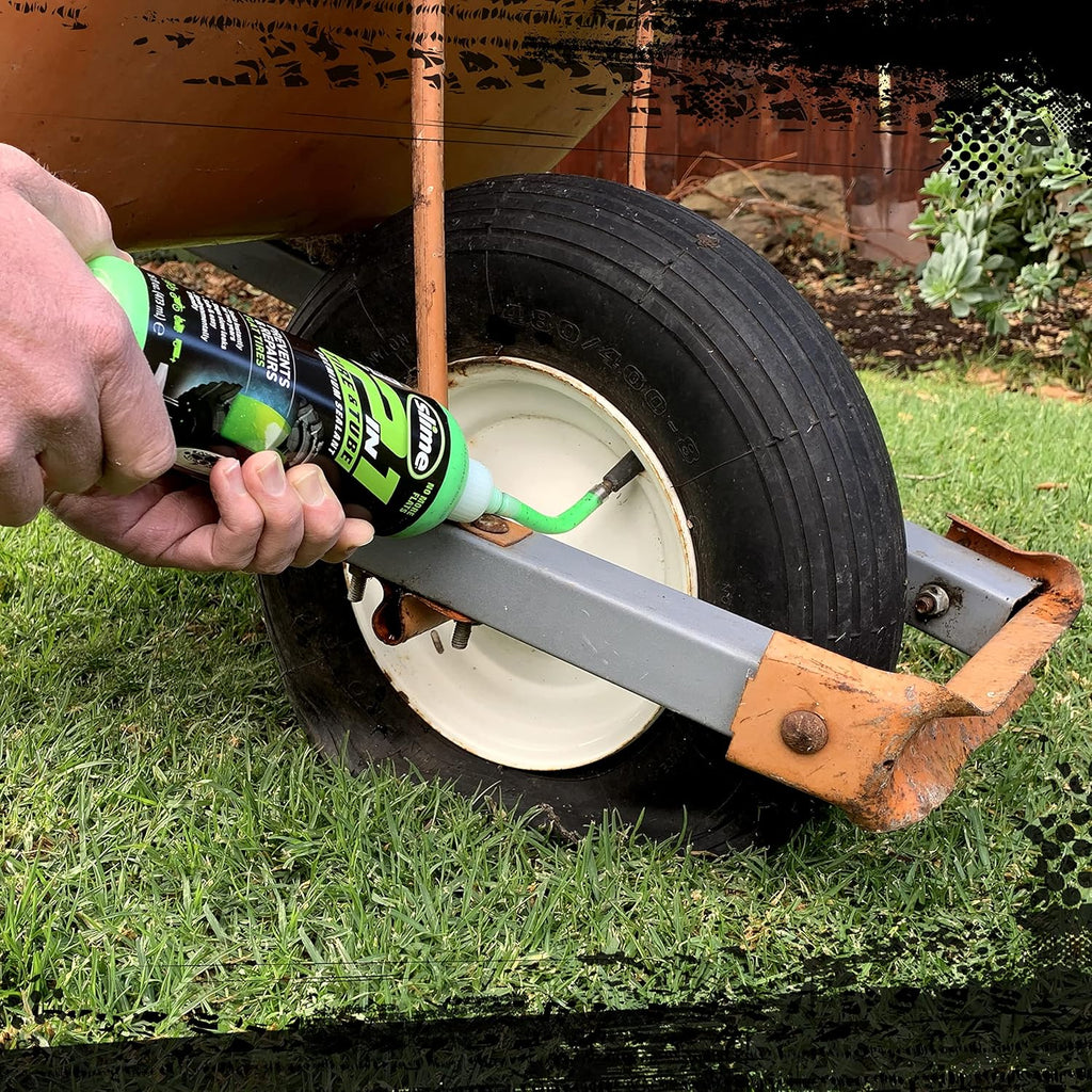 Slime 10193 Tire and Tube Sealant Puncture Repair Sealant, 2-in-1, Premium