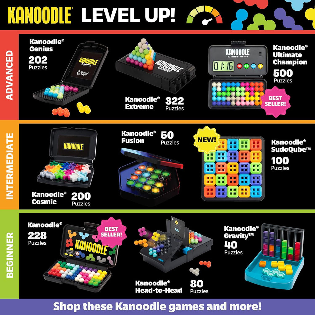 Educational Insights Kanoodle - 3D Brain Teaser Puzzles for Kids, Spatial
