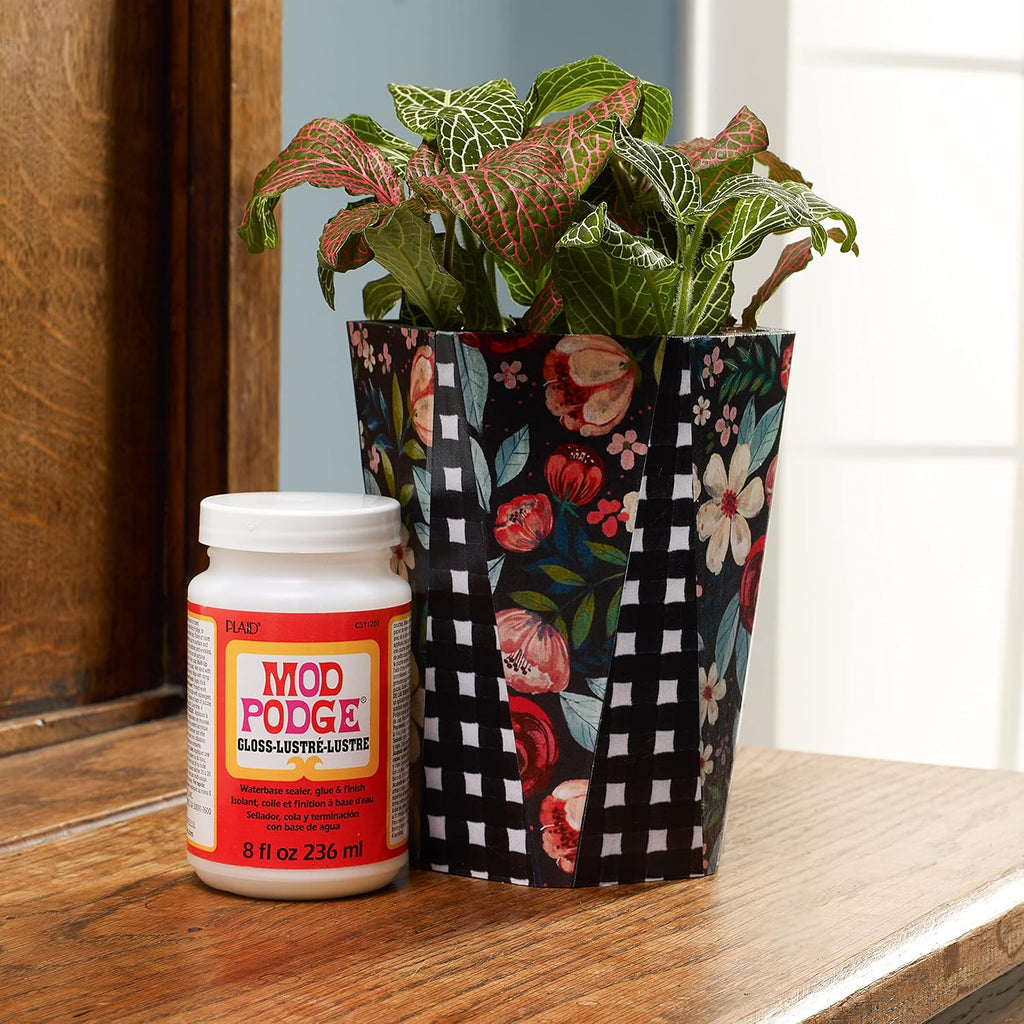 Mod Podge Gloss Sealer, Glue & Finish: All-in-One Craft Solution- Quick Dry