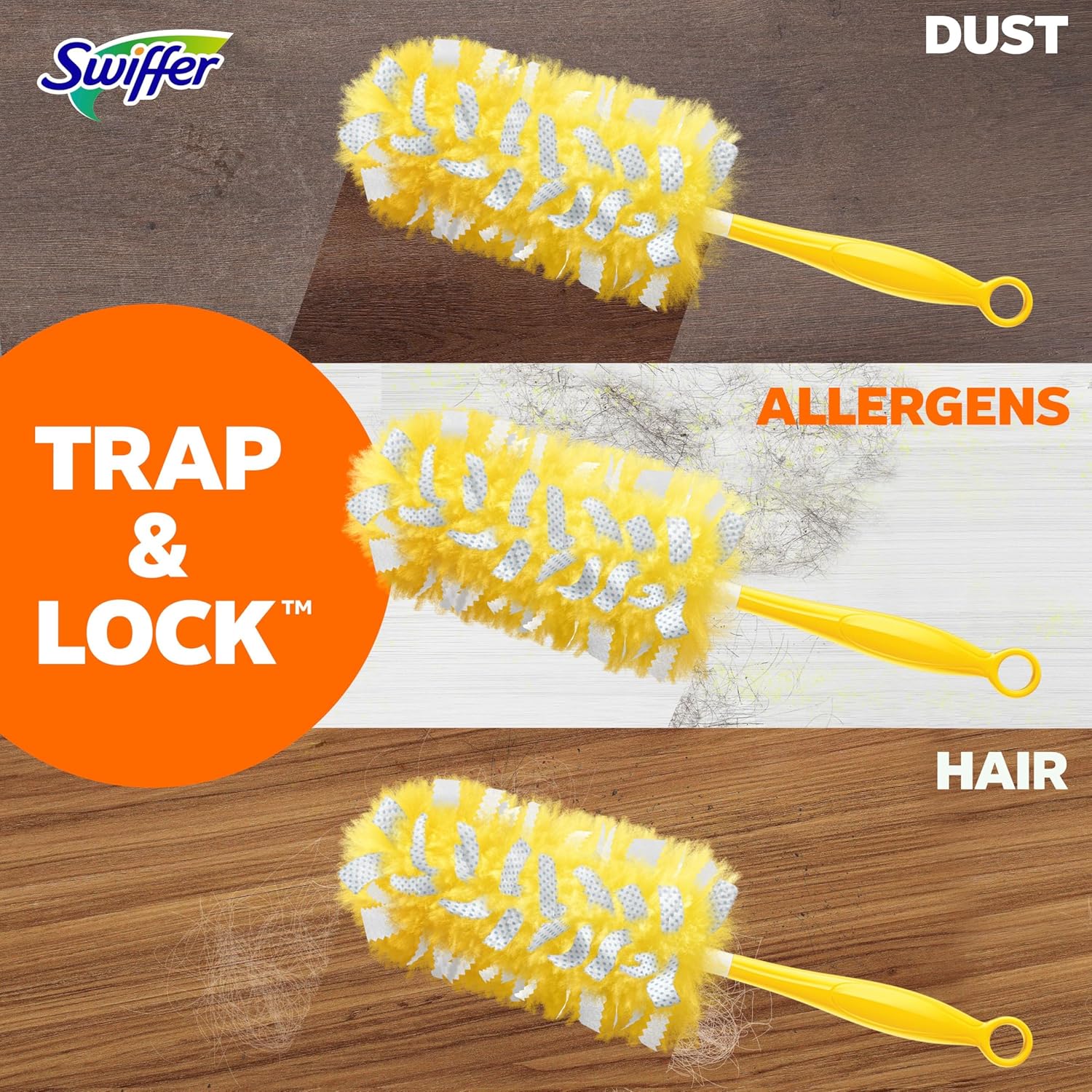 Swiffer Pet Heavy Duty Dusters Refills, Multisurface 360 Dusters with Febreze