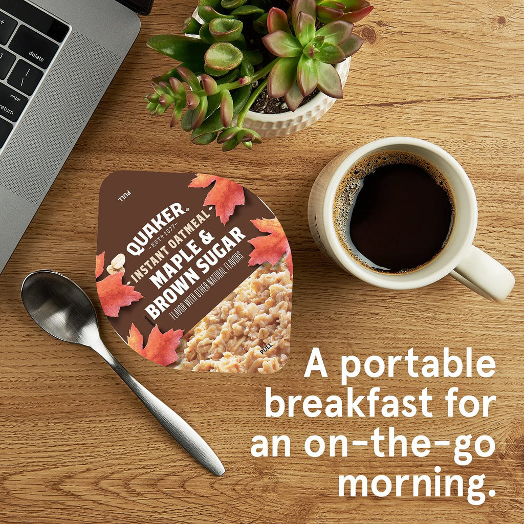 Quaker Instant Oatmeal Express Cups, 4 Flavor Variety Pack, 1.76 Ounce (Pack