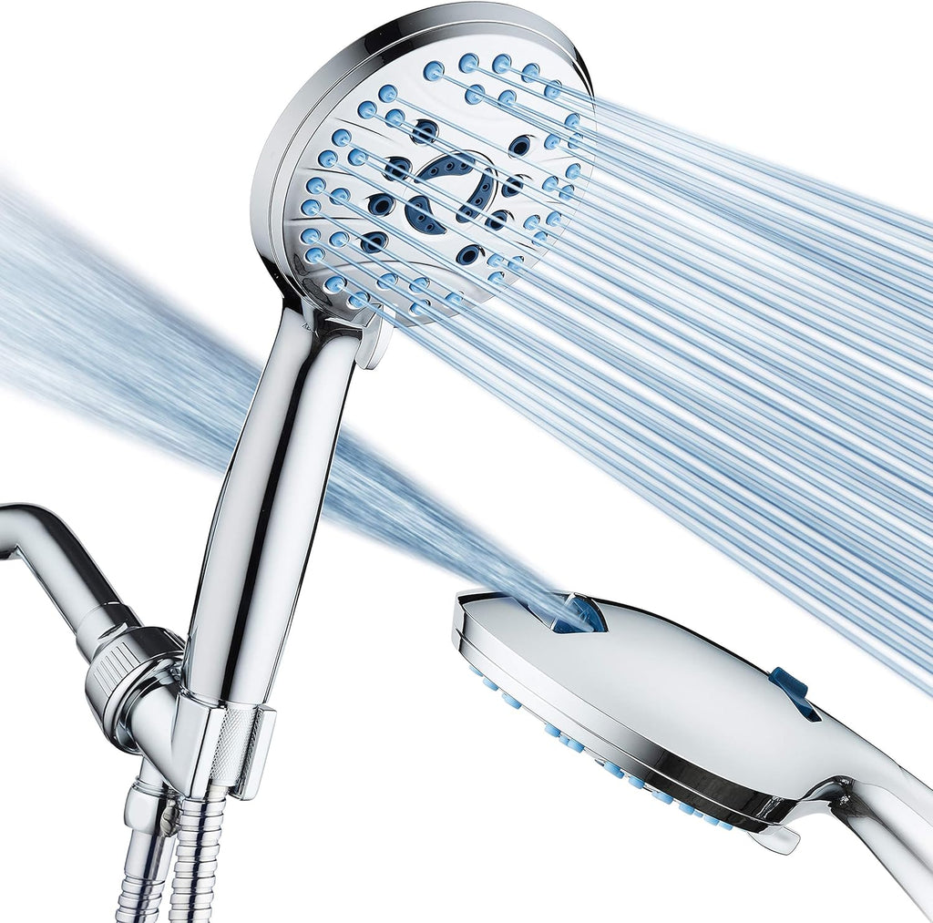 AquaCare High Pressure 8-mode Handheld Shower Head - Anti-clog Nozzles