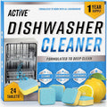 Dishwasher Cleaner And Deodorizer Tablets - 24 Pack Deep Cleaning Descaler