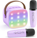 YLL Karaoke Machine for Kids, Portable Mini Speaker with 2 Wireless
