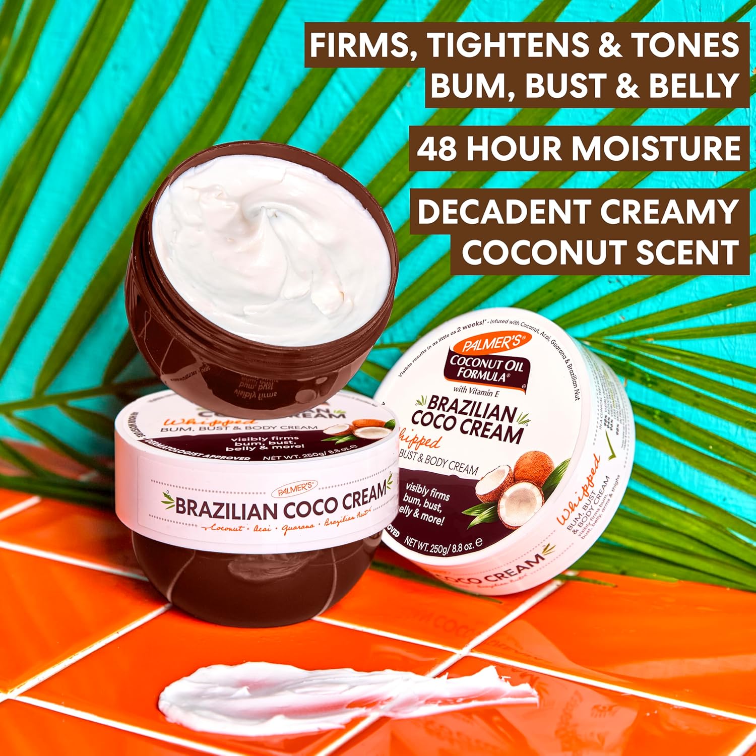 Palmer's Coconut Oil Formula Brazilian Coco Cream with Vitamin E, 8.8 Fl Oz