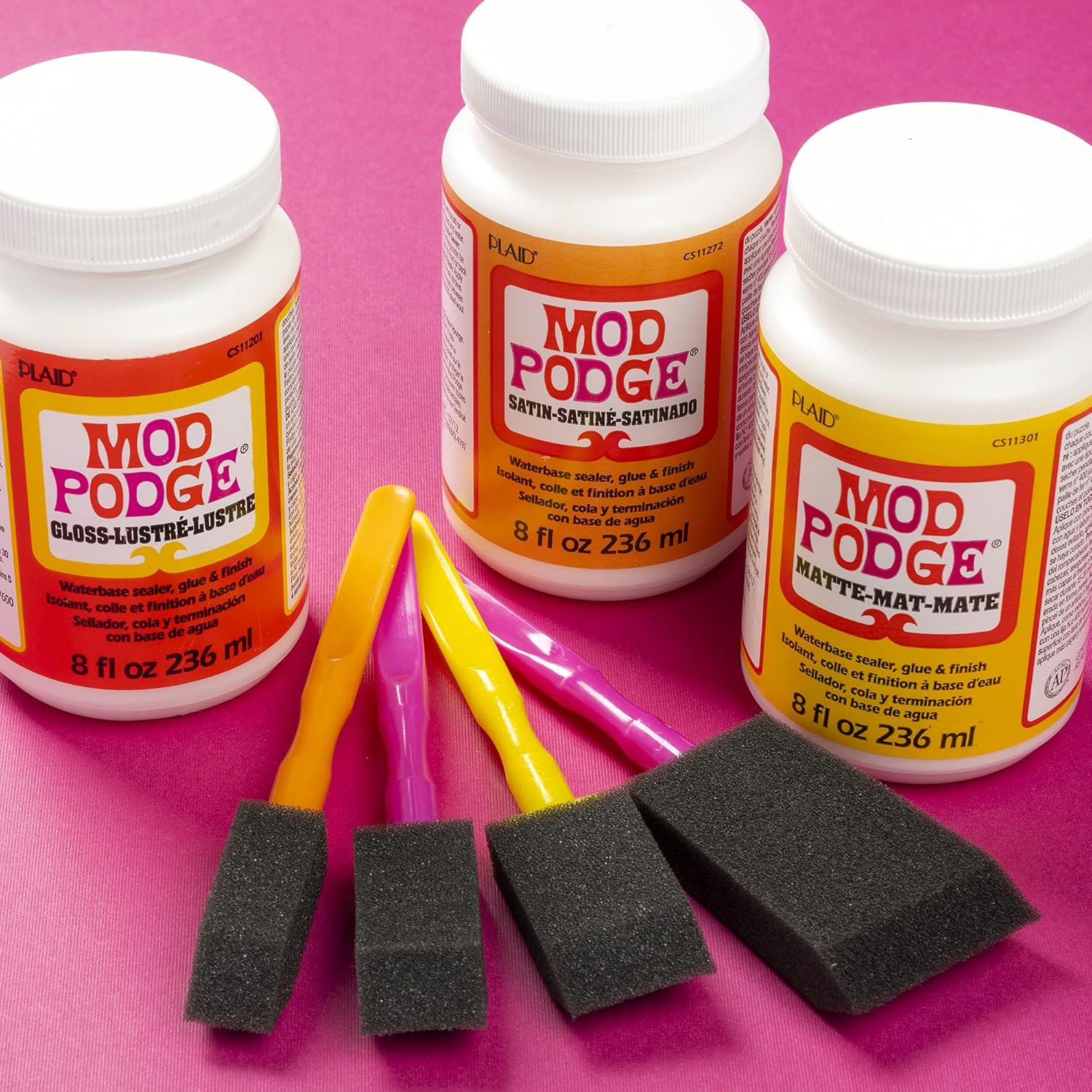 Mod Podge Gloss Sealer, Glue & Finish: All-in-One Craft Solution- Quick Dry