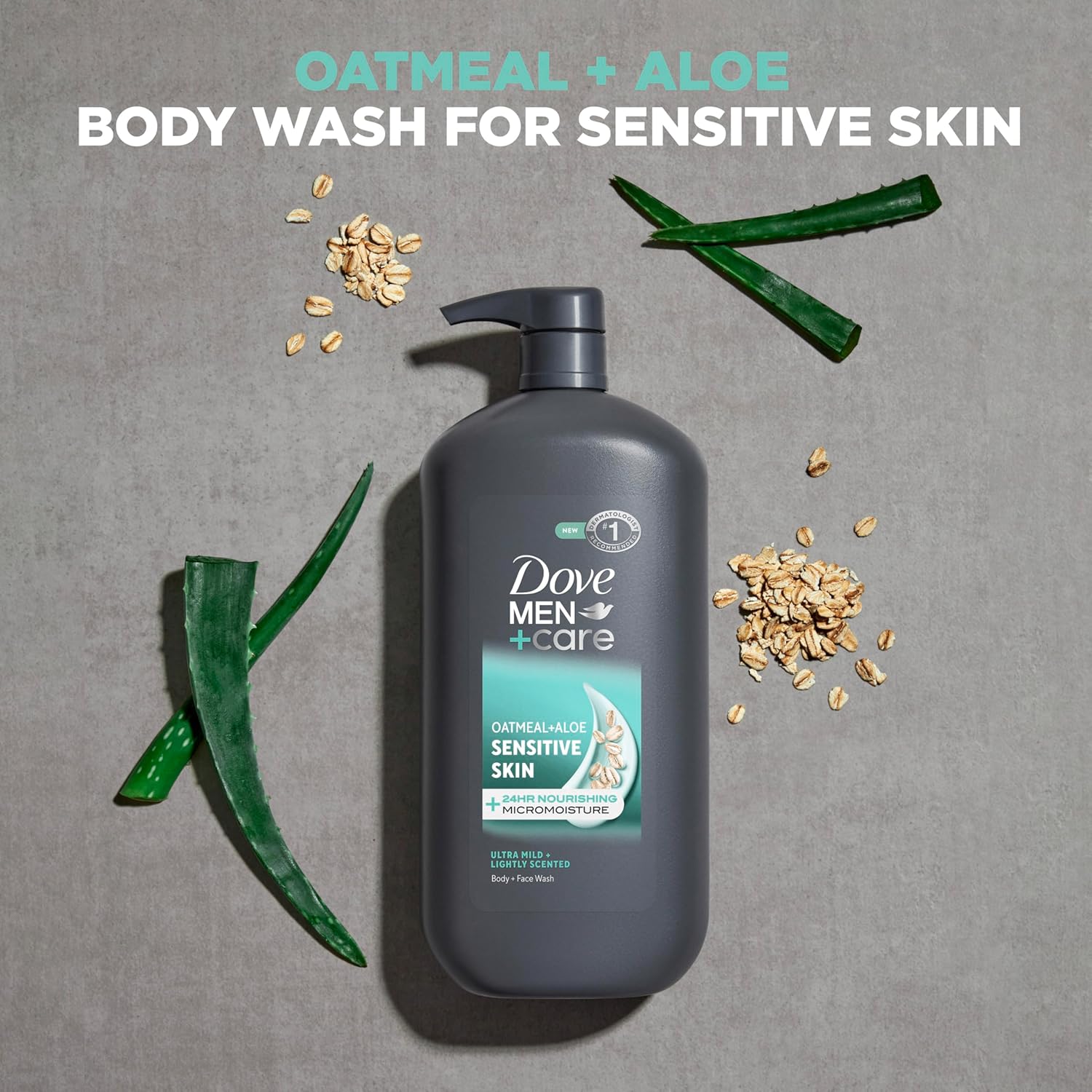 DOVE MEN + CARE Body & Face Wash Sensitive Skin For Hydrated, Smooth Skin