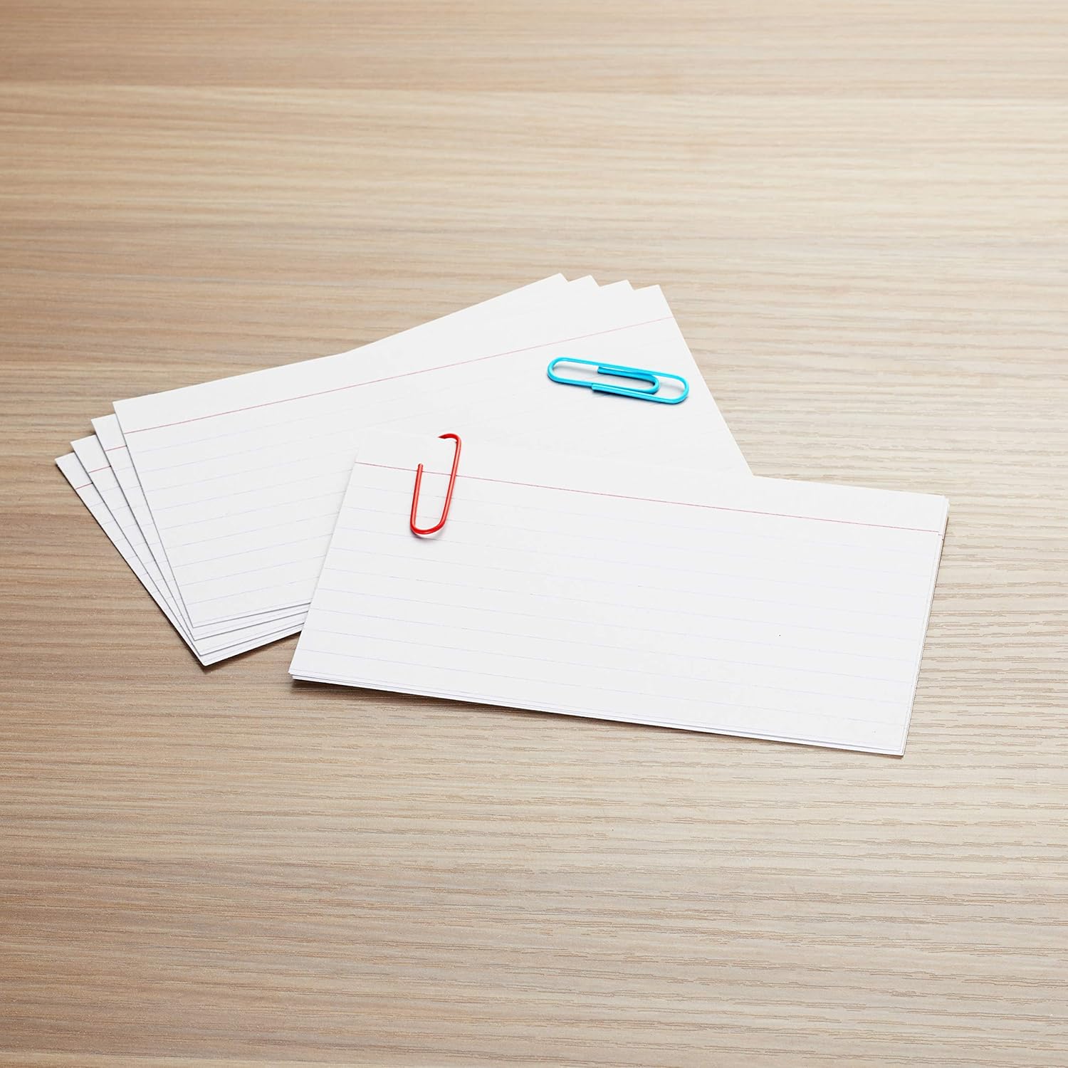 Amazon Basics Heavy Weight Ruled Index Cards for Studying and Note Taking