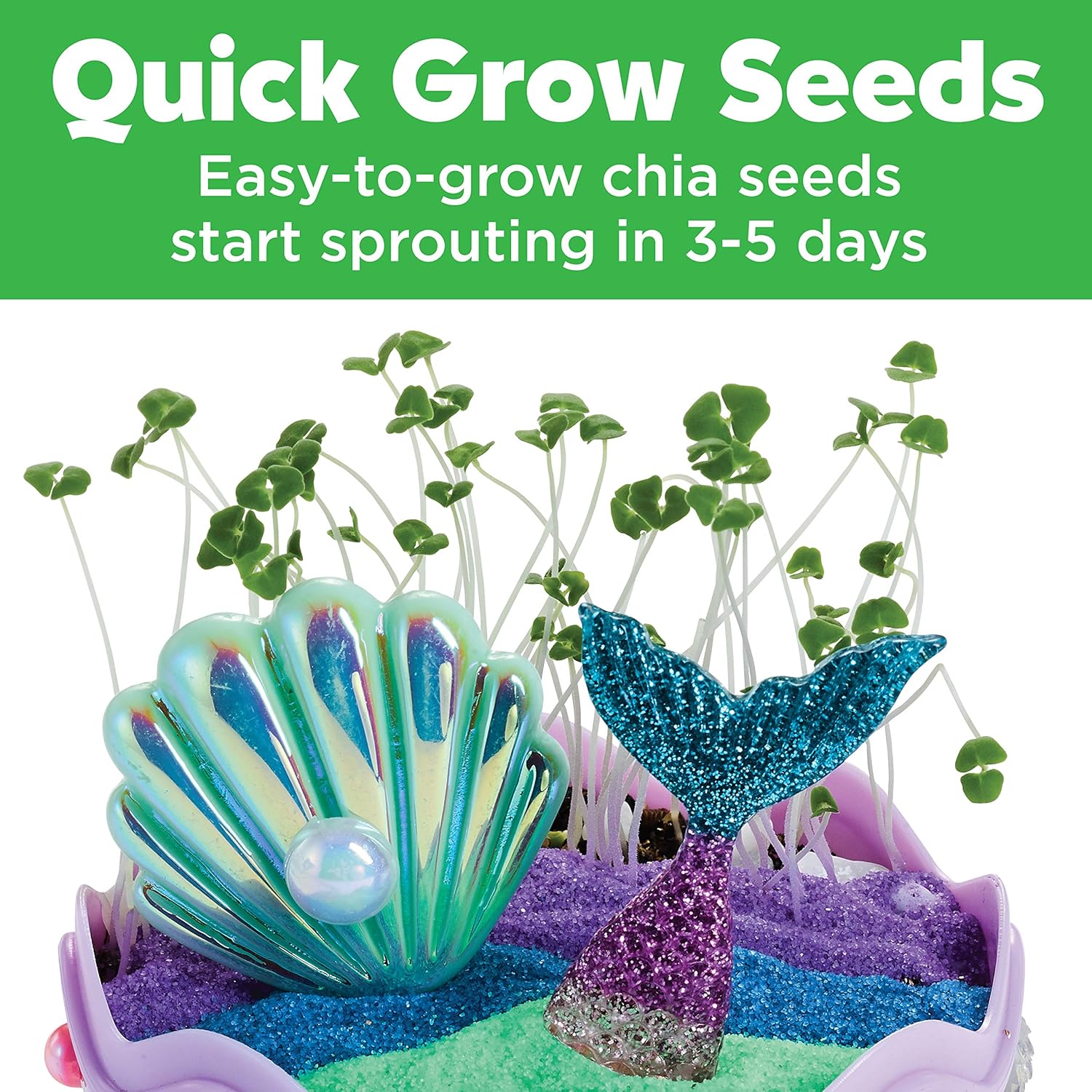 Creativity for Kids Mini Garden: Mermaid Terrarium Kit - Mermaid Gifts for