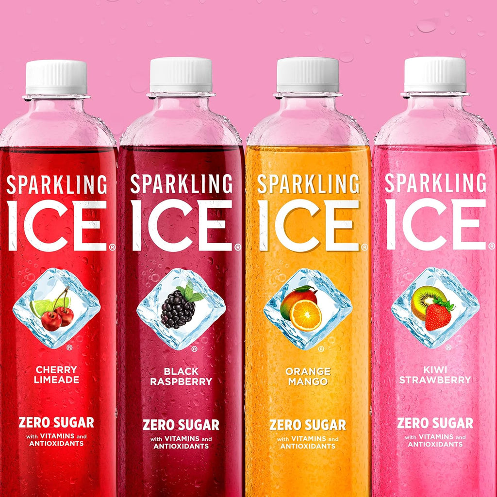 Sparkling Ice Purple Variety Pack, Flavored Water, Zero Sugar, with Vitamins