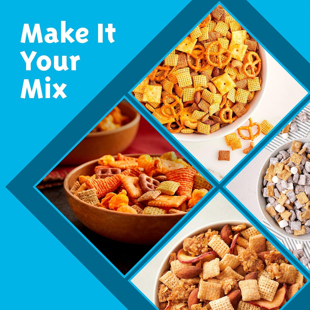 Rice Chex Gluten Free Breakfast Cereal, Homemade Chex Mix Ingredient, Family