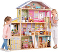 KidKraft Majestic Mansion Wooden Dollhouse with 34 Pieces, Working Elevator