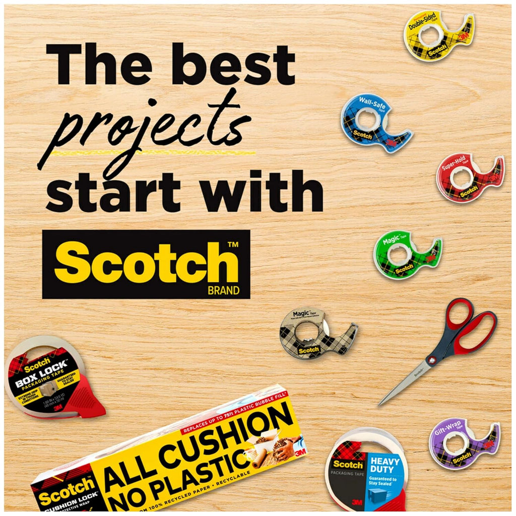Scotch Magic Tape, 3 Dispensered Rolls, Numerous Applications, Invisible