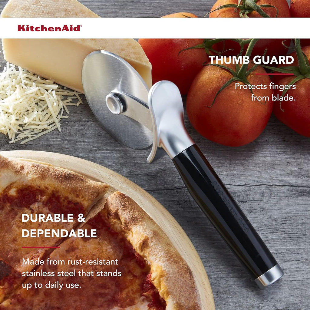 KitchenAid Classic Pizza Wheel with Sharp Blade For Cutting Through Crusts