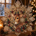 LJSCQF Christmas Pearl Diamond Painting Suncatcher Kit, DIY Craft