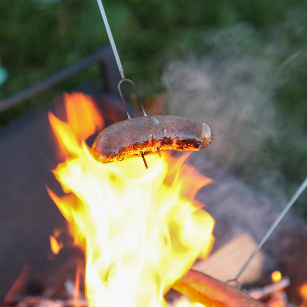 MalloMe Smores Sticks for Fire Pit Long - Marshmallow Roasting Sticks Smores