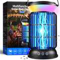 Solar Bug Zapper Outdoor, Mosquito Zapper with Rechargeable Bug Zapper
